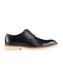 Cheapest 💯 AQ By Aquila Becker Leather Derby 👟 Shoes In Black 😍