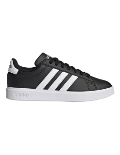 Deals ⭐ Adidas Grand Court Cloudfoam Lifestyle Court Comfort 👟 Sneakers In Black/White 🛒