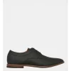 Cheap ⌛ Blaq Michael Black Perforated Lace Up Derby 👟 Shoe ⌛