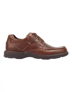 Hot Sale 🤩 Hush Puppies Randall II Leather Lace Up 👟 Shoe In Brown 👍