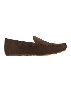 Buy 🧨 Aquila Antwerp Dark Drown Suede Slippers 💯