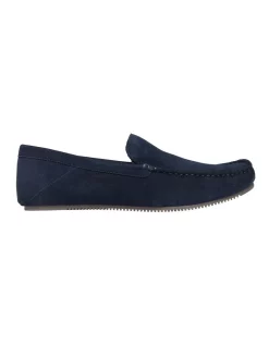 New 🔔 Aquila Antwerp Navy Suede Slippers 🤩