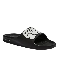 Best Sale 🔔 Lacoste Croco 2.0 Black Slide 🥰