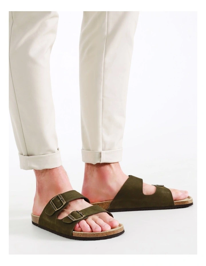 Budget π Blaq Bailey Slide Slides In Olive π€© - Image 3