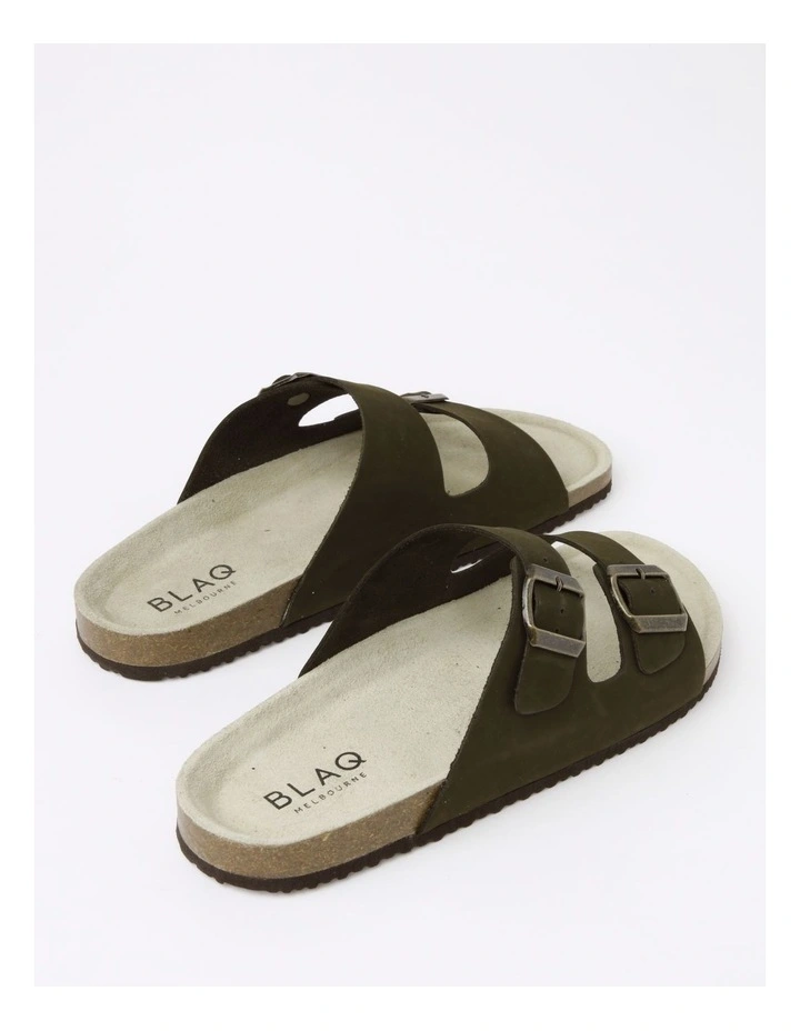 Budget π Blaq Bailey Slide Slides In Olive π€© - Image 4
