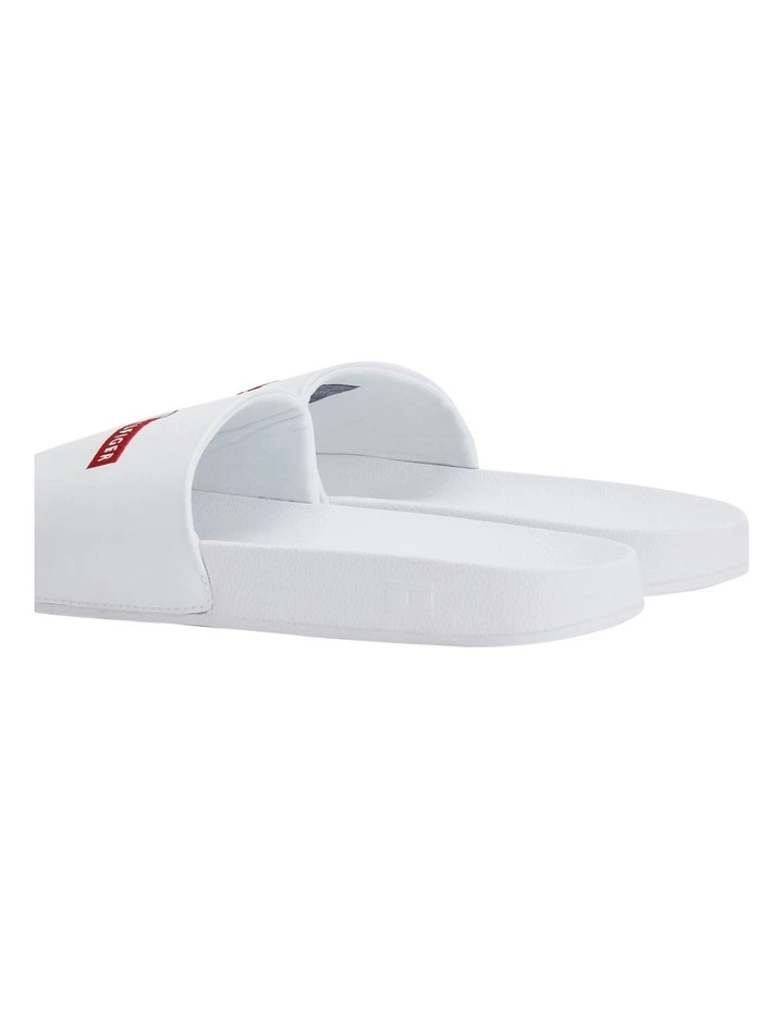 Discount π Tommy Hilfiger Embroidery Hilfiger Pool Slide Slides In White π - Image 2