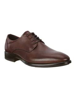 Hot Sale 😉 ECCO Citytray Derby 👟 Shoe In Brown ⌛